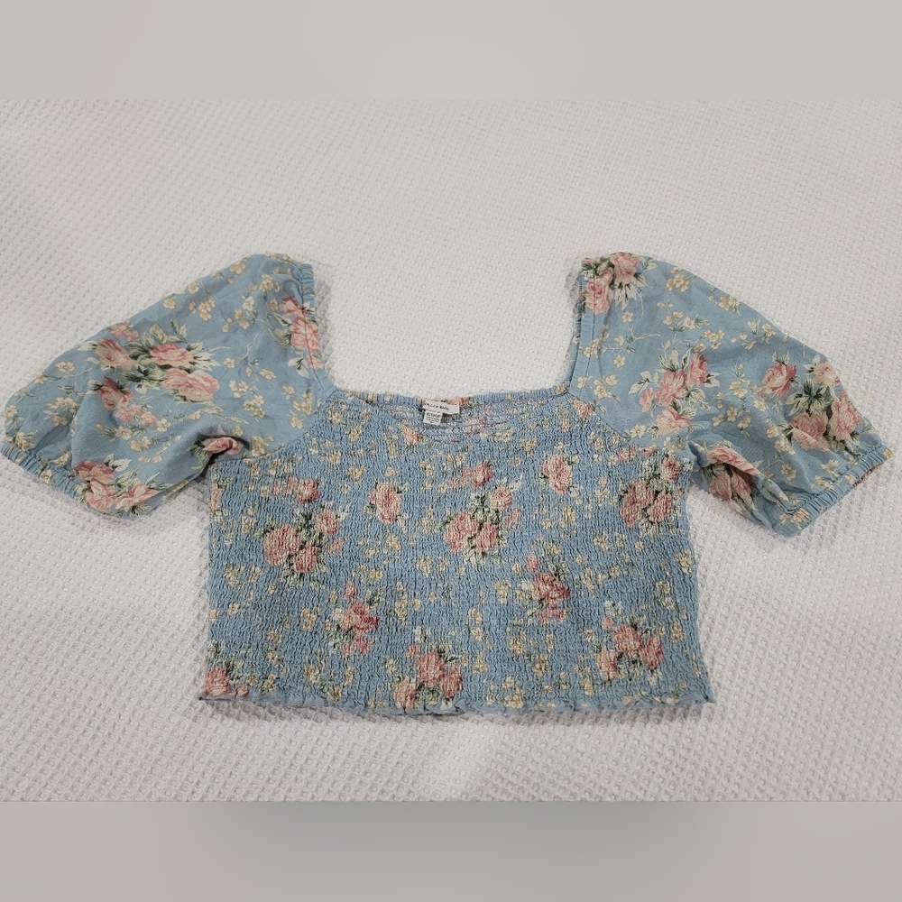 Smocked crop top